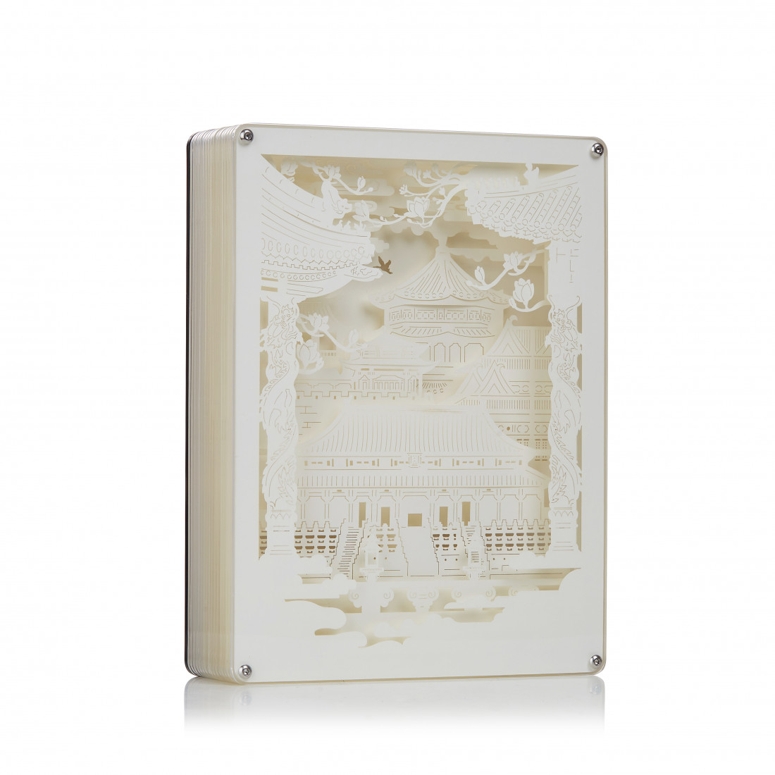 Forbidden City 3D PAPER CUT LIGHTBOX Lsartbox